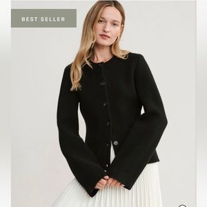 Black Cooper Cardigan Jenni Kayne Medium